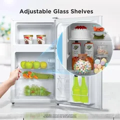 Midea Top Mount Refrigerator, MDRT134FGE01AE (134 L, White)