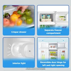 Midea Top Mount Refrigerator, MDRT134FGE01AE (134 L, White)