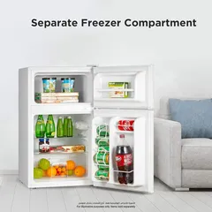 Midea Top Mount Refrigerator, MDRT134FGE01AE (134 L, White)