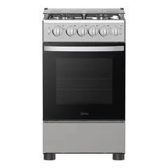 Midea Freestanding 4-Burner Full Gas Cooker W/Oven, MFO-MG20TESS-FFD (50 x 55 cm)