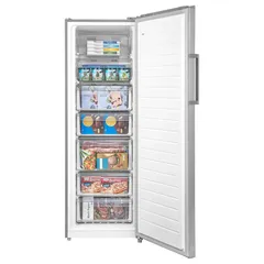 Midea Freestanding Upright Freezer, MDRU333FEE46 (330 L, Silver)