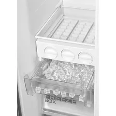 ثلاجة ميديا ببابين متجاورين MDRS710FIE46AED (فضي، 710 لتر)