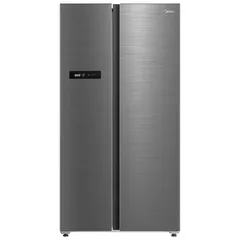Midea Freestanding Side by Side Refrigerator, MDRS791MIE46AE (791 L, Silver)