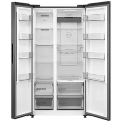 Midea Freestanding Side by Side Refrigerator, MDRS791MIE46AE (791 L, Silver)