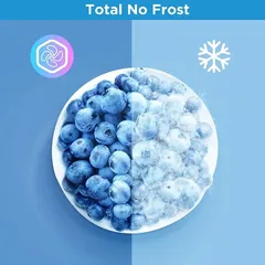 Midea Freestanding Side by Side Refrigerator, MDRS791MIE46AE (791 L, Silver)