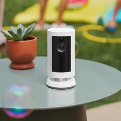 Ring Outdoor Camera Plus 2K Battery-Operated (White, B0D4RJVJ21)