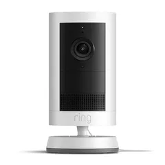 Ring Outdoor Camera Plus 2K Plug-In (White, B0D4SMZHS7)