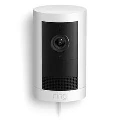 Ring Outdoor Camera Plus 2K Plug-In (White, B0D4SMZHS7)