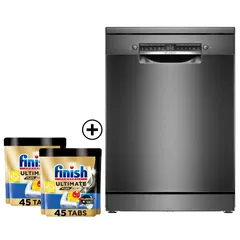 Bosch Series 4 Freestanding Dishwasher, SMS4HMC25M (14 Place Setting)