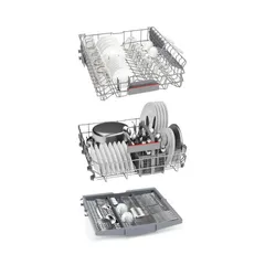 Bosch Series 4 Freestanding Dishwasher, SMS4HMC25M (14 Place Setting)