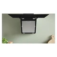 Bosch Series 2 Wall-Mounted Chimney Hood, DWK64PJ60M (Black, 34 x 59.6 x 40 cm