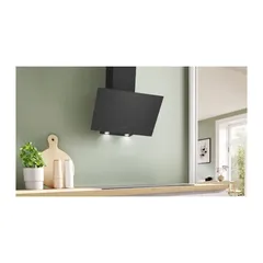 Bosch Series 2 Wall-Mounted Chimney Hood, DWK64PJ60M (Black, 34 x 59.6 x 40 cm