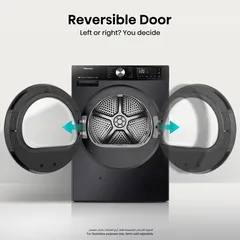 Hisense Freestanding 9 Kg Front Load Heat Pump Dryer, DH3S902BT