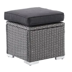 ِAston Rattan 5-Seater Steel Corner Outdoor Sofa Set (190 x 75 x 84 cm)