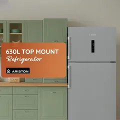 Ariston Freestanding Top Mount Refrigerator, ART83F6653XME (Silver, 830 L)