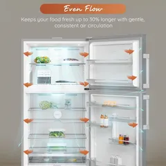 Ariston Freestanding Top Mount Refrigerator, ART83F6653XME (Silver, 830 L)