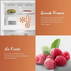 Ariston Freestanding Top Mount Refrigerator, ART83F6653XME (Silver, 830 L)