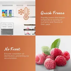 Ariston Freestanding Top Mount Refrigerator, ART78F6593XME (Inox, 557 L)