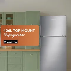 Ariston Freestanding Top Mount Refrigerator, ART70F1452XME (Grey, 530 L)