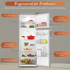 Ariston Freestanding Top Mount Refrigerator, ART60F1351XME (Inox, 314 L)