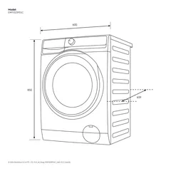 Electrolux Ultimate Care 500 Freestanding 10 Kg Front Load Washing Machine, EWF1023P5SC (1200 rpm)