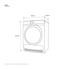 Electrolux Ultimate Care 500 Freestanding Heat Pump Tumble Dryer, EDH803J5SC (8 Kg)