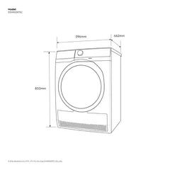 Electrolux Ultimate Care 700 Freestanding Heat Pump Tumble Dryer, EDH903R7SC (9 Kg)