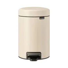 Brabntia Newicon Stainless Steel Lid Pedal Bin (23.5 x16.8 x 26.4 cm, 3 L, Beig)
