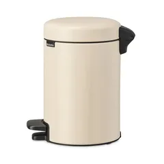 Brabntia Newicon Stainless Steel Lid Pedal Bin (23.5 x16.8 x 26.4 cm, 3 L, Beig)