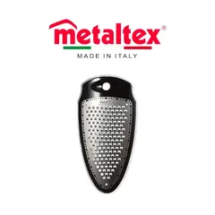 Metaltex Stainless Steel Grater W/Container (20 cm, Silver)