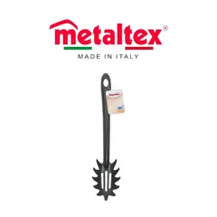 Metaltex Rapid Nylon Pasta Serving Spoon (31 cm, Black)