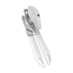 Metaltex Exodus Stainless Steel Can Opener (18 x 5 x 5 cm, White)