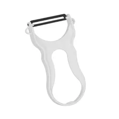 Metaltex Stainless Steel Quick Multi-Purpose Peeler (11 x 5.50 x 1 cm, White)