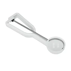 Metaltex Plastic Ice Cream Scoop (5.5 cm, White)