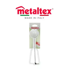 Metaltex Plastic Ice Cream Scoop (5.5 cm, White)