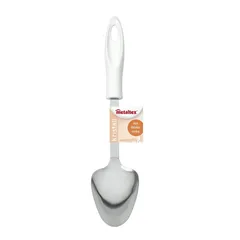 Metaltex Kristall Stainless Steel Serving Spoon (32 cm, White)