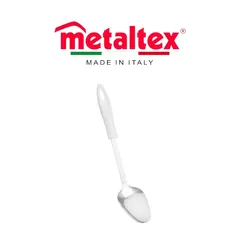 Metaltex Kristall Stainless Steel Serving Spoon (32 cm, White)