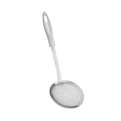Metaltex Kristall Stainless Steel Skimmer (35 cm, White)