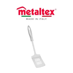 Metaltex Kristall Stainless Steel Kitchen Turner (33 cm, White)