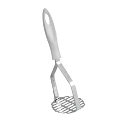 Metaltex Stainless Steel Potato Masher (25 cm, White)
