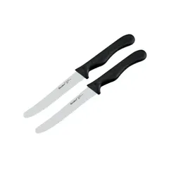 مجموعة سكاكين متعددة الاستخدامات ستانلس ستيل ميتالتكس (22 سم، قطعتان)