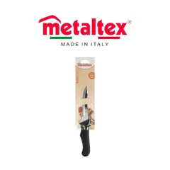 Metaltex Stainless Steel Boning Knife (24.5 cm, Black & Silver)