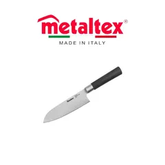 Metaltex Stainless Steel Chef's Knife (29 cm, Black & Silver)