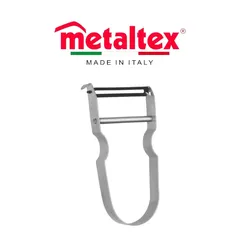 Metaltex Zack Stainless Steel Multi-Purpose Peeler (11 cm, Silver)