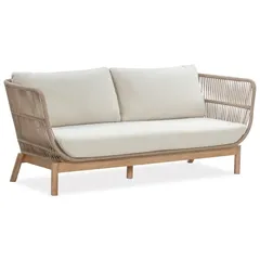 Agesta 4-Seater Acacia Wood Outdoor Sofa Set (185 x 81 x 70 cm)