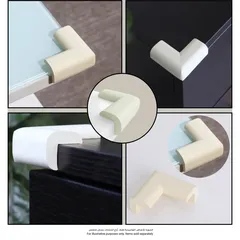 Nurtur Foam Table Corner Guards Set (2.4 x 8 x 5 cm, 4 Pc.)