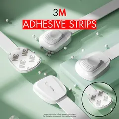 Nurtur Long Mlti-Purpose Child Safety Locks Set (20.8 x 3.7 x 1.5 cm, 2 Pc.)