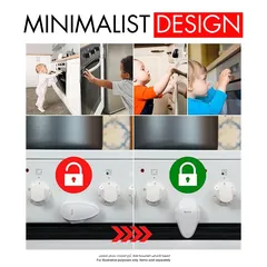 Nurtur Child Safety Oven Door Lock (5 x 2.5 x 7.7 cm)