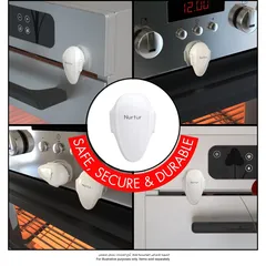 Nurtur Child Safety Oven Door Lock (5 x 2.5 x 7.7 cm)