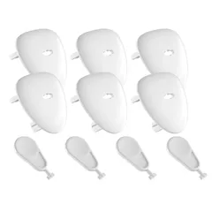 Nurtur UK Type Child Safety Socket Covers Pack (4.5 x 4.5 x 2.5 cm, 6 Pc.)